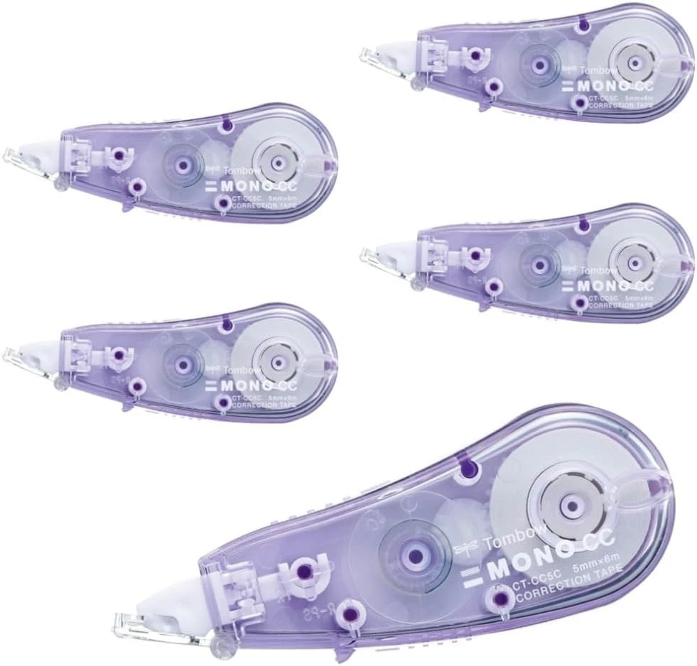 Tip Ex Kertas / Correction Tape Tombow CT-CC5C92 MONO Soft Purple 5mmx6m